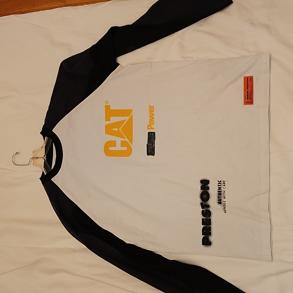 Brand New Heron Preston x Caterpillar  Long Sleeve  CAT Print